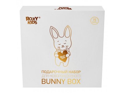 Набор для новорожденного Roxy-Kids Bunny Box 15 предметов 1-00414468_17