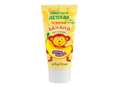Зубная паста Страна сказок детская, со вкусом банана, 50г 100488869
