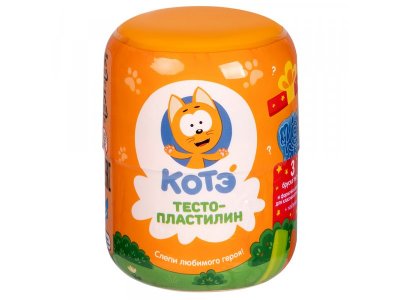 Набор для детской лепки Kotenok Kote Тесто-пластилин 3 цв. 100489051