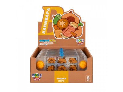 Игрушка KiddiePlay Игра с колечками: Капибара, 2 кнопки 1-00489425_3