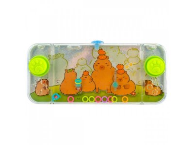 Игрушка KiddiePlay Игра с колечками: Капибара, 2 кнопки 1-00489425_6