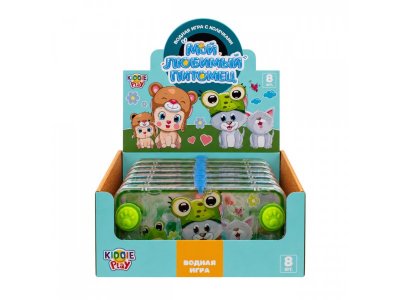 Игрушка KiddiePlay Игра с колечками: Зверушки, 2 кнопки 1-00489426_3