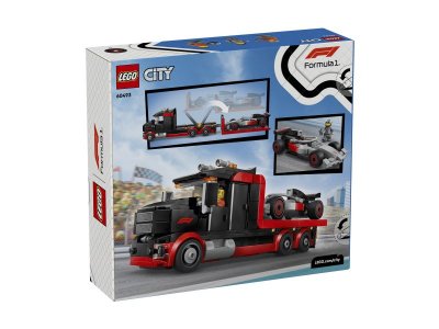 Конструктор LEGO City Грузовик-трейлер с болидом Формула-1 Audi F1, 508 дет., 60493 1-00490043_2