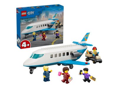 Конструктор LEGO City Пассажирский самолёт 118 дет., 60492 100490098
