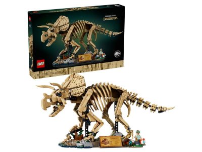 Конструктор LEGO Jurassic World Окаменелости динозавров: Трицератопс, 1154 дет., 77985 1-00490119_1