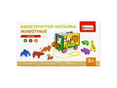 Каталка-сортер Alatoys Животные 100490146