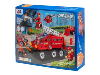 Конструктор Maya Toys Пожарная служба 7 в 1 1-00490177_4