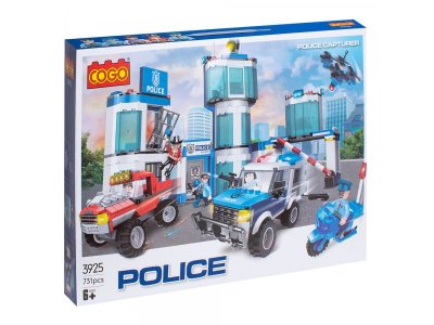 Конструктор Shantou Yisheng Полиция, 731 дет. 1-00490183_3
