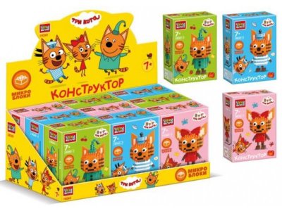 Конструктор Город мастеров Три Кота 3D, сборные фигурки 100490290