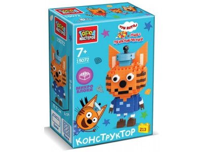 Конструктор Город мастеров Коржик 3D, 213 дет. 100490291