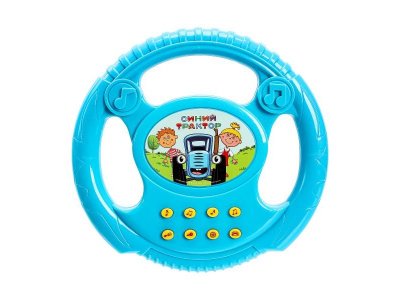 Музыкальная игрушка Умка Синий Трактор Музыкальный руль, 6 песен 1-00490306_5