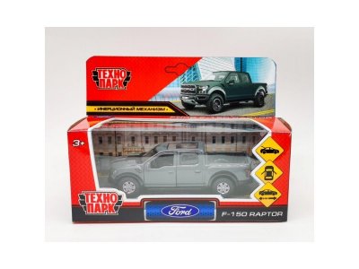 Модель Технопарк автомобиль Ford F150 Raptor Soft, металл, 12см 100490734
