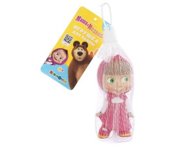 Игрушка для ванны Капитошка Маша и Медведь: Маша, в сетке 100490765