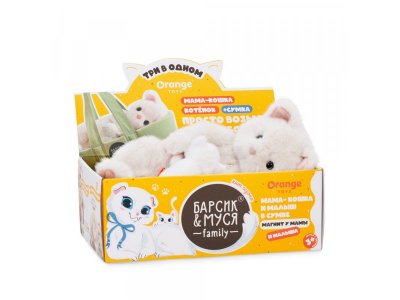 Мягкая игрушка Orange toys Кошечка Муся с котёнком в переноске 1-00490324_2