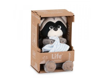 Мягкая игрушка Orange toys Life Енотик Дэнни с полотенцем, 20см 1-00490353_2