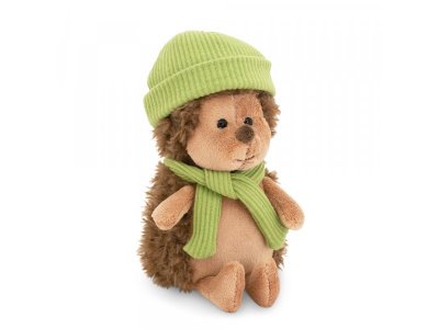 Мягкая игрушка Orange toys Life  Ёжик Колюнчик: в зелёной шапке, 15см 100490389