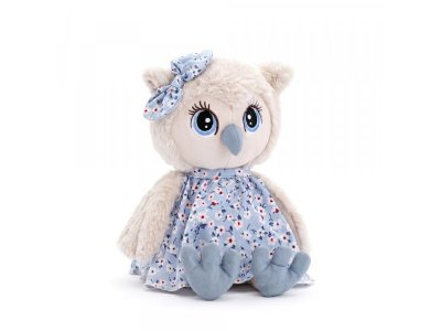 Мягкая игрушка Orange toys Life Сова Лиза в голубом платье, 20см 100490391
