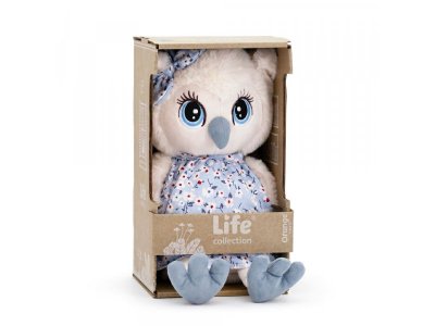 Мягкая игрушка Orange toys Life Сова Лиза в голубом платье, 20см 1-00490391_2