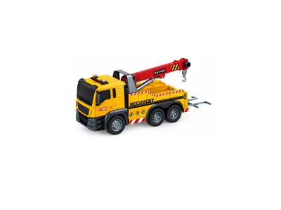 Машинка Funky Toys Городская техника: Автовоз с подъемным краном, свет/звук, 29см 1-00490222_3