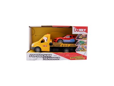 Машинка Funky Toys Городская техника: Эвакуатор, свет/звук, 29см 100490238