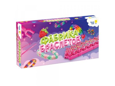 Набор для плетения из резиночек Genio Kids-Art Фабрика браслетов 100491474