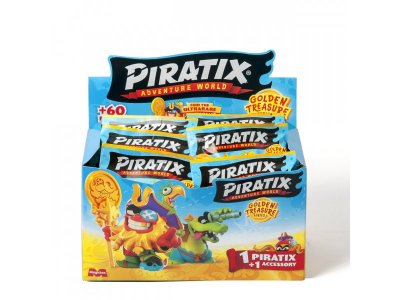 Фигурка-сюрприз Piratix Охотники за сокровищами, 1 фигурка, 1 акс., 4 см 1-00491274_2