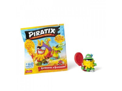 Фигурка-сюрприз Piratix Охотники за сокровищами, 1 фигурка, 1 акс., 4 см 1-00491274_6