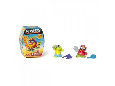 Фигурки-сюрприз Piratix Охотники за сокровищами, 2 фигурки, 2 акс., 4 см 100491275