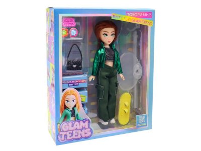 Кукла Funky Toys Glam Teens Джинни с акс., 25 см 1-00491226_3
